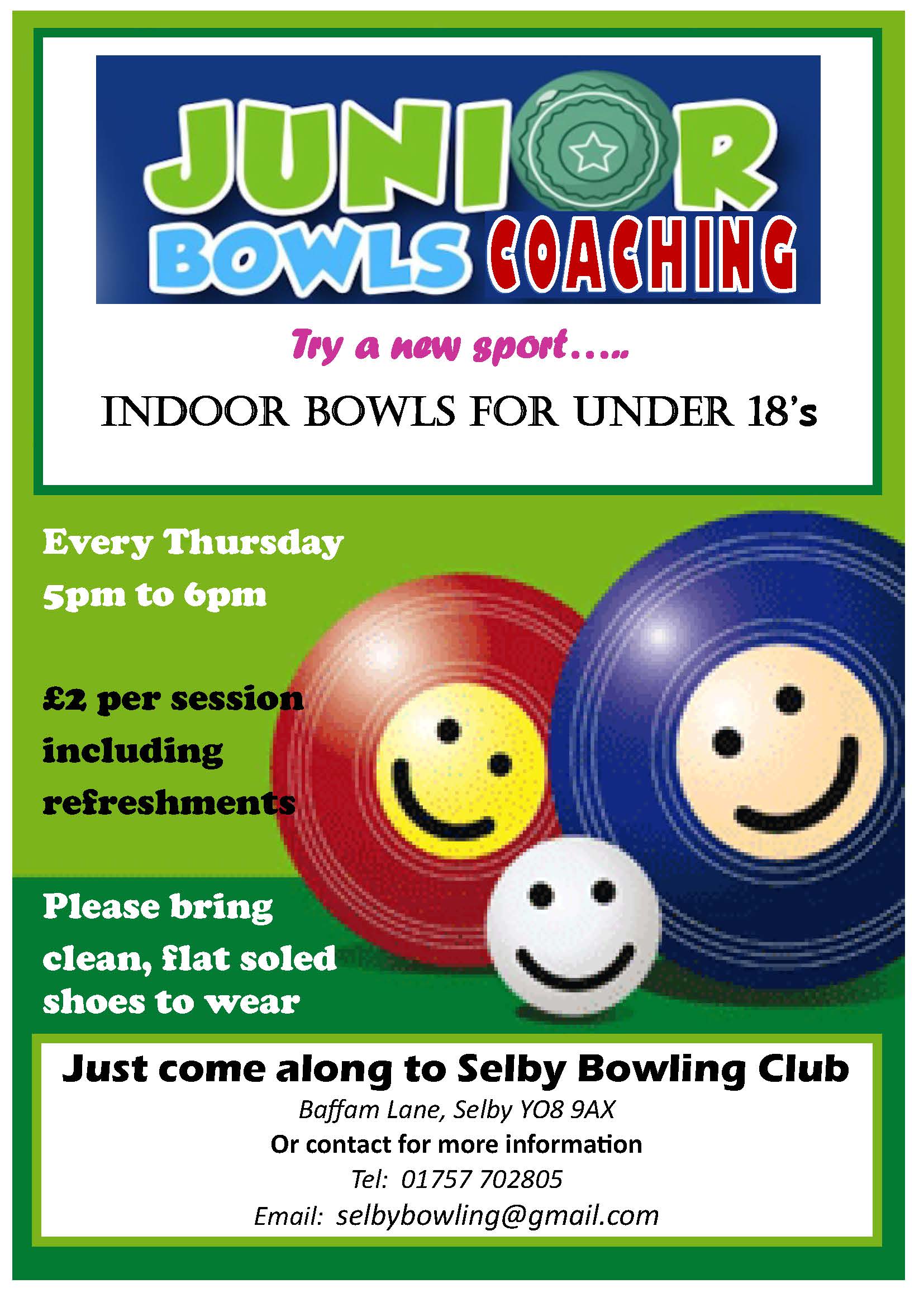 Junior Bowls Coaching