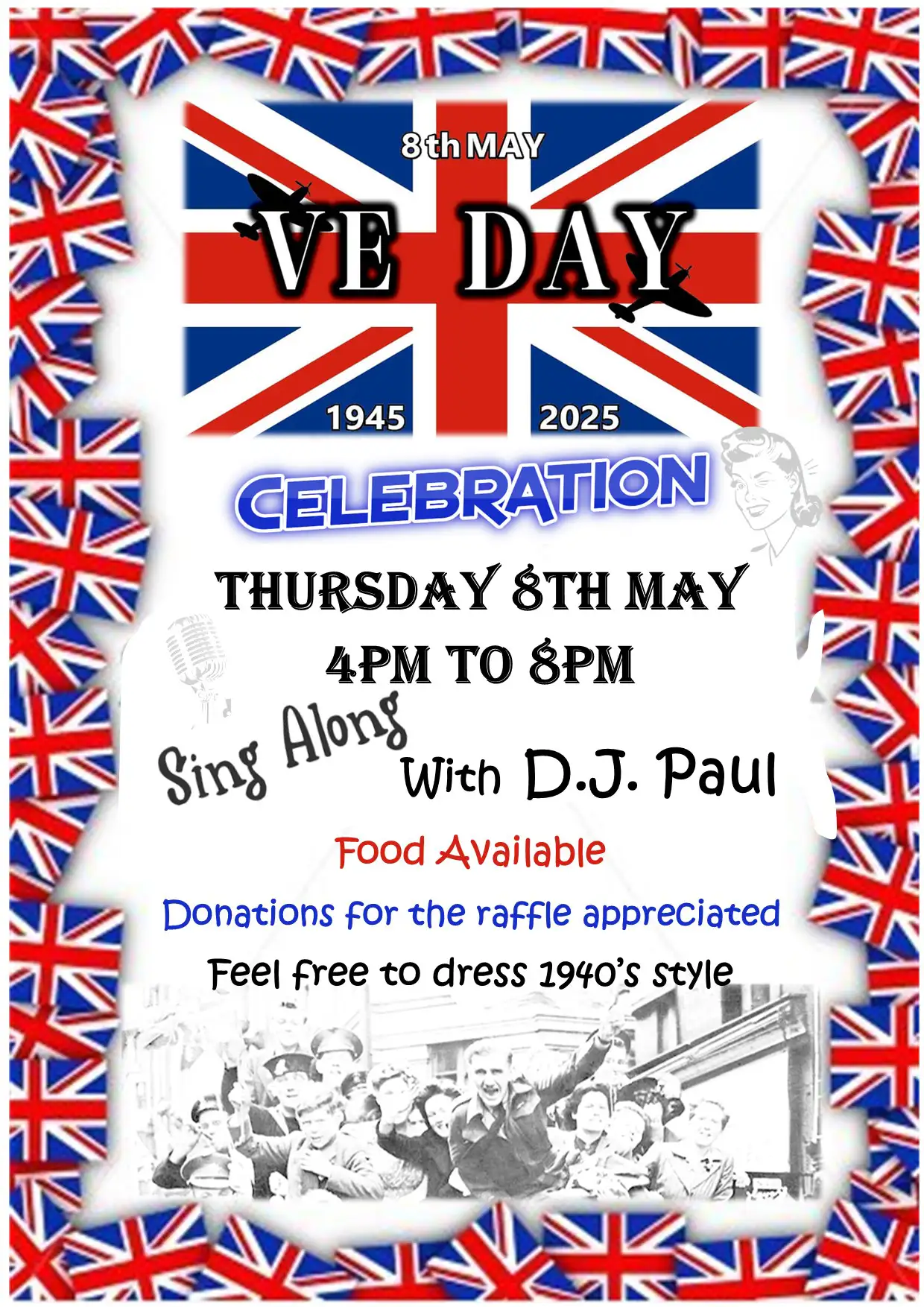Selby Bowling Club VE Day - Thursday 8th May 2025