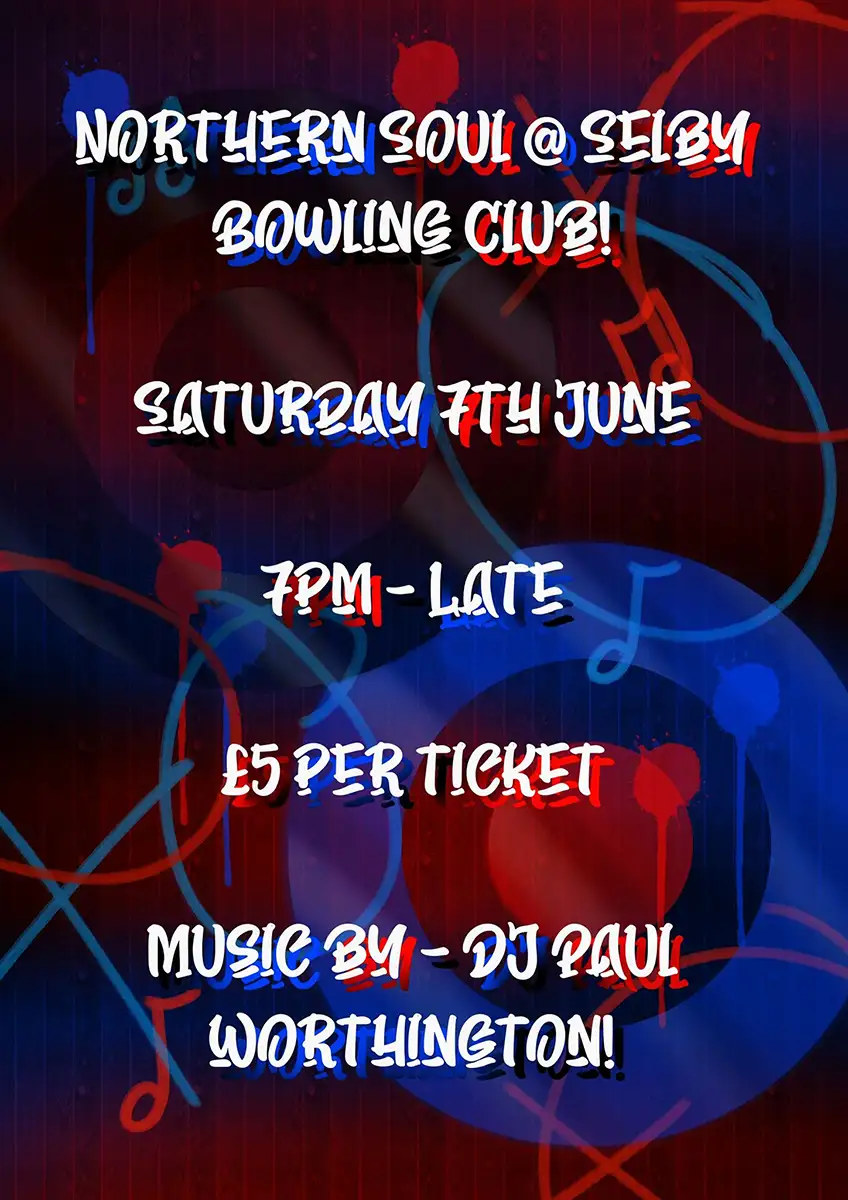 Selby Bowling Club - Northern Soul Night